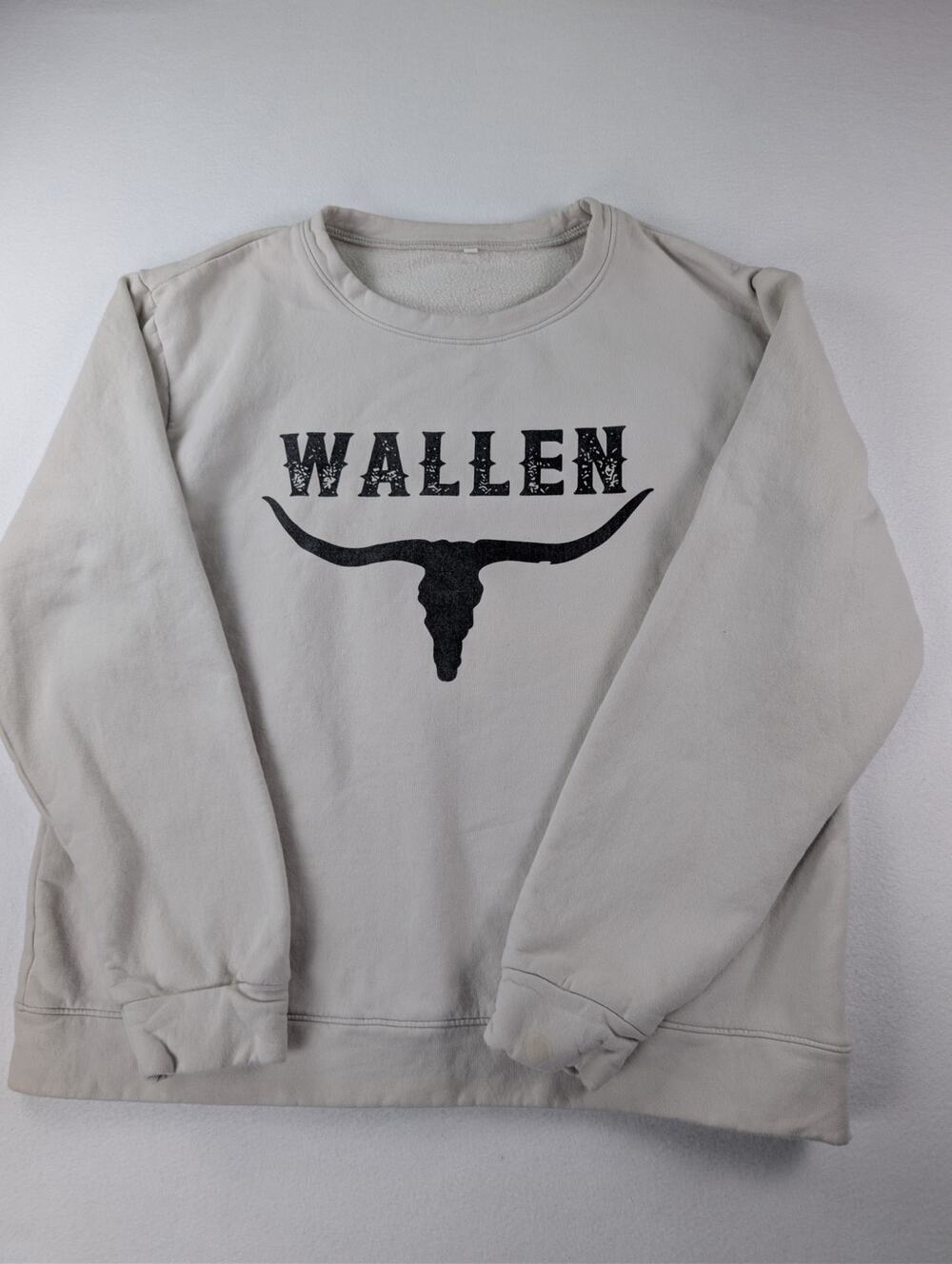 Morgan Wallen Wallen Longhorn Skull Crewneck Sweatshirt XL Western Country